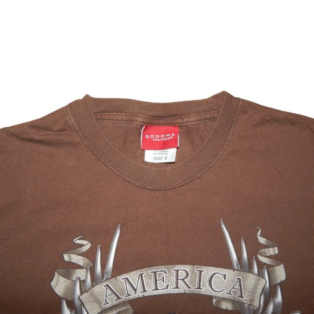 Sonoma women’s small America 1776 eagle flag patriotic graphic tee vintage - Picture 4 of 11